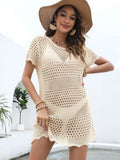 Shirt Women's Crocheted Empty Burqa Summer Bikini Knitted Beach