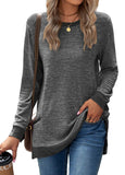 Zingj / Winter 2023 New Round Collar Color Pocket Long Sleeve Loose Jacket-Outfit