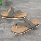 Sandals Women's Spring And Summer Fashion Casual Press Multi-Color Flat Bottom Women's Outer Wear Clip-To-Slips Half