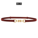 Women's Delicate High-End Front Buckle With Belt Knitted