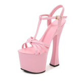 Zingj Hate Day High Nightclub Super High-Heeled Sandals Women's Work Shoes Show Pole Dance Shoes Waterproof