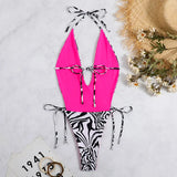 2022 New Sexy Drawstring With Double-Sided Swimsuit Bikini