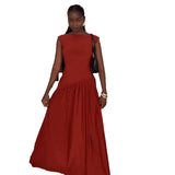 2025 New Women's Folded Commuting Skirt Fashion