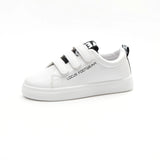 Children 2025 New Casual Shoes Fashion Women's Shoes Students Breathable Magic Sticker Small White Shoes Spring Summer Flat Plate
