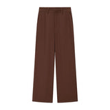 New V-Neck Asymmetric Vest Simple Jump Trouser