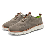New Lightweight Lace Casual Men's Shoes Breathable Flying Woven Oleals Outdoor Sports Walking Shoes Men's Large