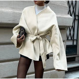 Women's Explosive V-Neck Long-Sleeved Jacket Loose