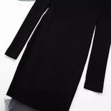 New Asymmetrical Slimming Dress With Open Design
