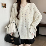 And Winter New Hook Hair Ball V. Loose Draw Rope Knitted Sweater Design Set