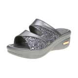 Slopes And Cold Slippers Women's Summer New Squint Fish Mouth Thick Bottom Wearing
