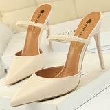 Shoes Woman Pumps Pointed Toe Women Heels Pu Leather High Heels Shoes Women Sexy Stiletto Heels Office Shoes