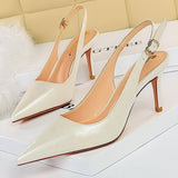 Shoes Patent Leather Woman Pumps Kitten Heels Occupation OL Office Shoes Classic Pumps Plus Size 35-43 Shoes Women