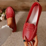 Bean Shoes 2025 New Four-Season Light Casual Shoes Fashion Lazy One-Legged Women's Shoes Round Head Women's Single