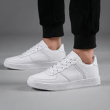 Men's And Women's Shoes Small White Shoes Autumn Low-Skin Flat Couple Retro Skateboard Shoes Large-Size Sports Casual Shoes Pure