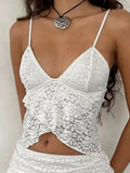 with lace slit
