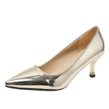 Large-Size Women's Shoes 2025 New Women's Shoes Tip Light-Mouthed Single Shoes Women's Fine Heel Single