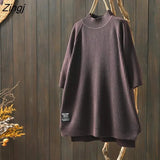 Women Spring Half High Collar Simple Leisure Fashion Solid Korean Style All-match Temperament Cozy New Arrival