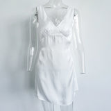 Fashion Clubwear Sexy Cami Mini Dress For Women Sleeveless Lace Up Summer Minimalist Casual V-Neck Basis Vestidos