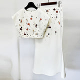 New Star Fashion Heavy Industry Shell Nails Set With Short Top Fishtail Half Skirt