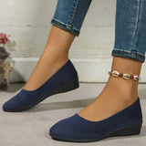 2025 New Large-Size Tip-Tloping Single Shoes Women's Bean Shoes Sports Casual