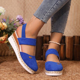 Bag Head Slope And Thick-Soled Sandals Women Waterproof Table Velvet Cold