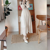 French Style Floral Print Vestido De Mujer V-neck Chiffon Robe Female Pleated Slim Waist Chiffon Dress Women Spring