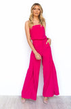 Zingj Summer Casual Fashion Solid Color Suit One Line Shoulder-Wrapped Chest