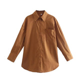 And Summer 2025 New Ins14 Color Pocket Dress Women's Basic Long-Sleeved