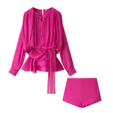 Temperament Lantern Dress Women's Spring New Short Skirt To Collect Irregular Lotus Leaf Edge