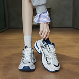 Old Dad Shoes Women Light And Easy To Catch Up With Breathable To Increase The Net Running Spring Sports Shoes Casual Shoes Women's High