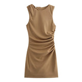 Women's Explosive Three-Color Knitted Wrinkle Decoration