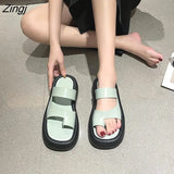 New White Beige Green Platform Flip Flop Ladies Famous Designer Flip Flop Ladies Platform Sandals Slippers Beach