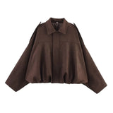 Women's 2025 Early Spring New Thin Temperament Pilot Multi-Color Jacket