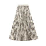 Style Print 100 Rial Skirt Women 2025 Spring New Slimy Skirt Hanging High Waist A Long Skirt