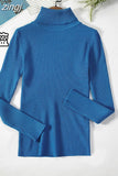 2023 Basic Turtleneck Women Sweaters Autumn Winter Warm Pullover Slim Tops Ribbed Knitted Sweater Jumper Soft Pull