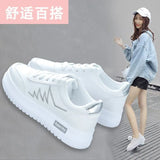 White Shoes Women 2025 Spring And Summer New Female Casual Shoes Korean Version Of Fashion Student Shoes Lightweight Breathable Flat Plate