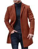 Men's Coat 2025 New Wish Hair This Coat Station Wind Coat Multi-Color