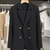 Zingj Collar Suit Jacket Female Spring Autumn New Korean Version Design Advanced Sense Korean Version Fashion Casual Suit