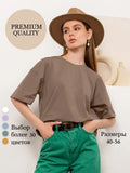 Spring Summer New Solid Color T-Shirt Women Hot Pure Cotton Short-Sleeved Top