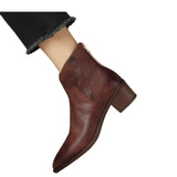 Women's Boots 2025 Autumn/Winter Vintage Martin Boots High-End And Ankle Boots Coarse And Small Short