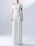 Summer New Fashion Temperament Pleated Design Sense Single Jacket High Waist Straight Leg Wide Leg Pants Suit