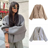 Women's Coat ZA Autumn And Winter New Hair And Suit Spring