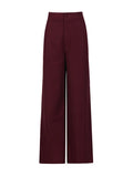 Famous Yuan Two Sets Of 2025 Autumn New Diamond V-Neck Splicing Mesh Suit High-Waisted Trousers Suit