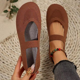 2025 New Women's Shoes Casual Round Head Mother Shoes Socks Soft-Soled Sports Women's