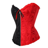 Zipper Jaclace Guard Waist-Beed Court Bouquet Close Abdomen Chest