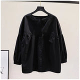 2025 Spring And Autumn New Shirt Women's Korean Version Of Loose Women's Shirt Fashion Temperament Cardigan Shirt