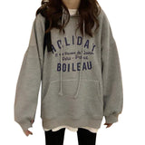 Zingj Hoodie Female Autumn Ins Super Fire Autumn 2024 New Thin Loose Korean Version Tide Cec With Hoodie Net Red