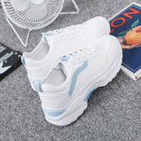 Sneakers Women's New Autumn 2025 New Fashion Breathable Small White Shoes Women's Round Head Coloring Heightening Women's
