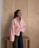 Pink Bomber Jacket- Outfit