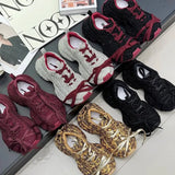 Drill Full Of Stars Old Dad Shoes 2025 Spring And Autumn New Thick Bottom Height Full Of Diamonds In The Tide Of Net Red Casual